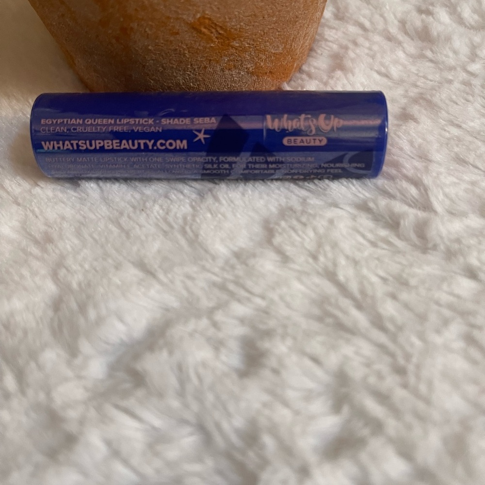 NWT What’s Up Beauty Egyptian Queen Matte Lipstick In Seba - Mauve Color